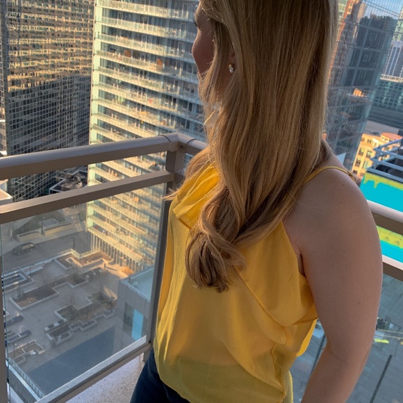 Patterson J. Kincaid Originals Yellow Top - Picture 4 of 4